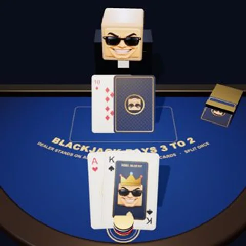 Blackjack in Blocky Casino